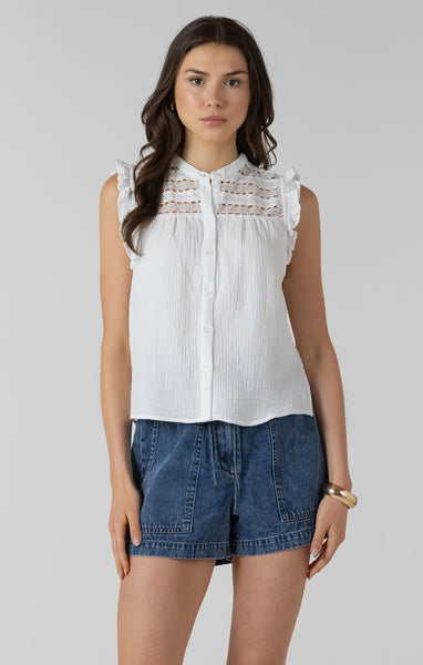 Dex Lace Insert Blouse
