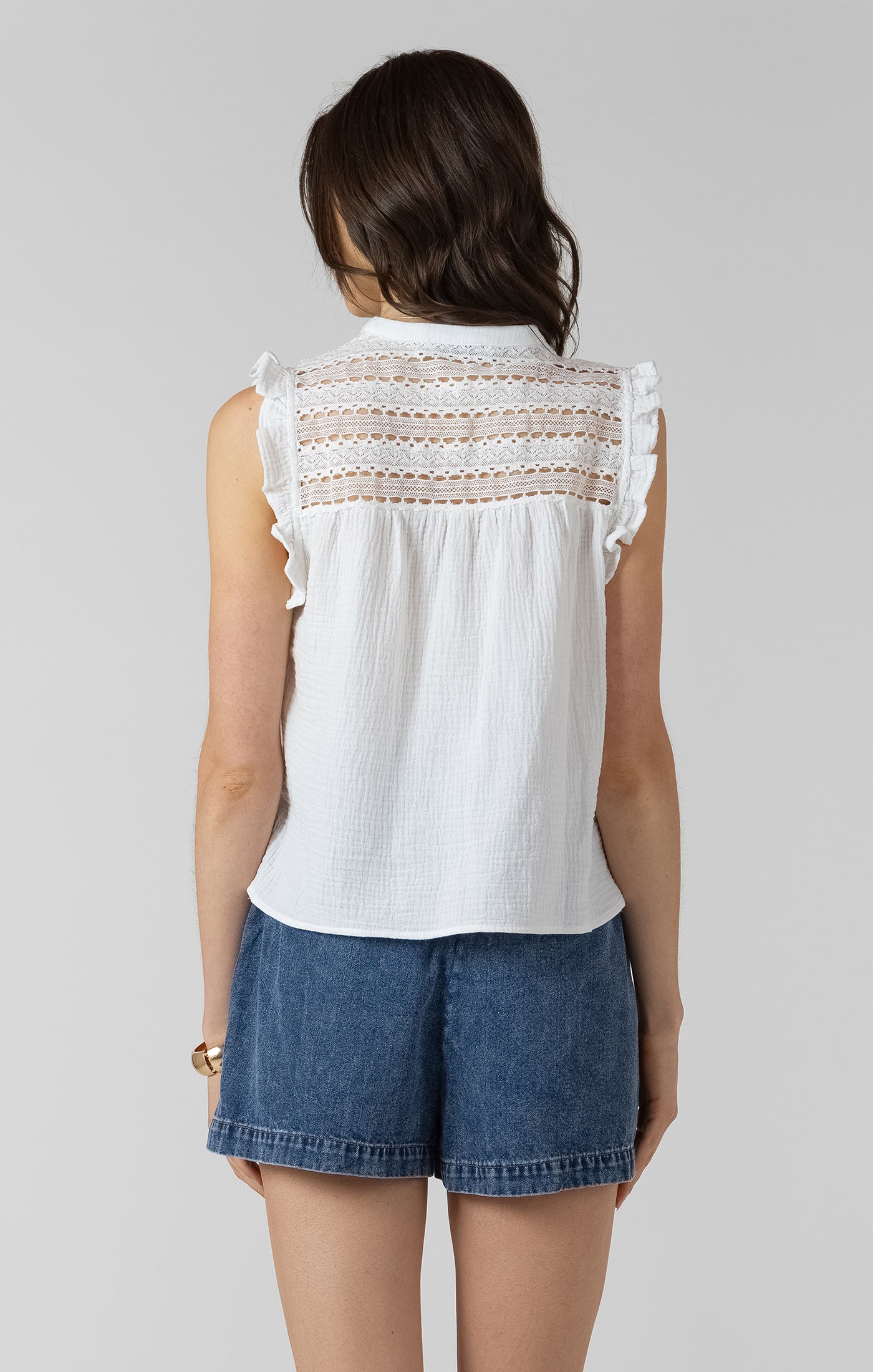 Dex Lace Insert Blouse