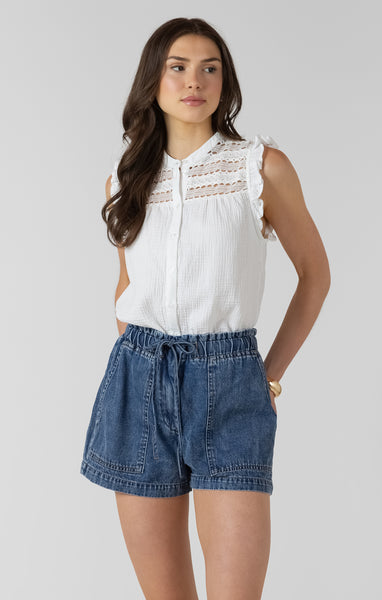Dex Lace Insert Blouse