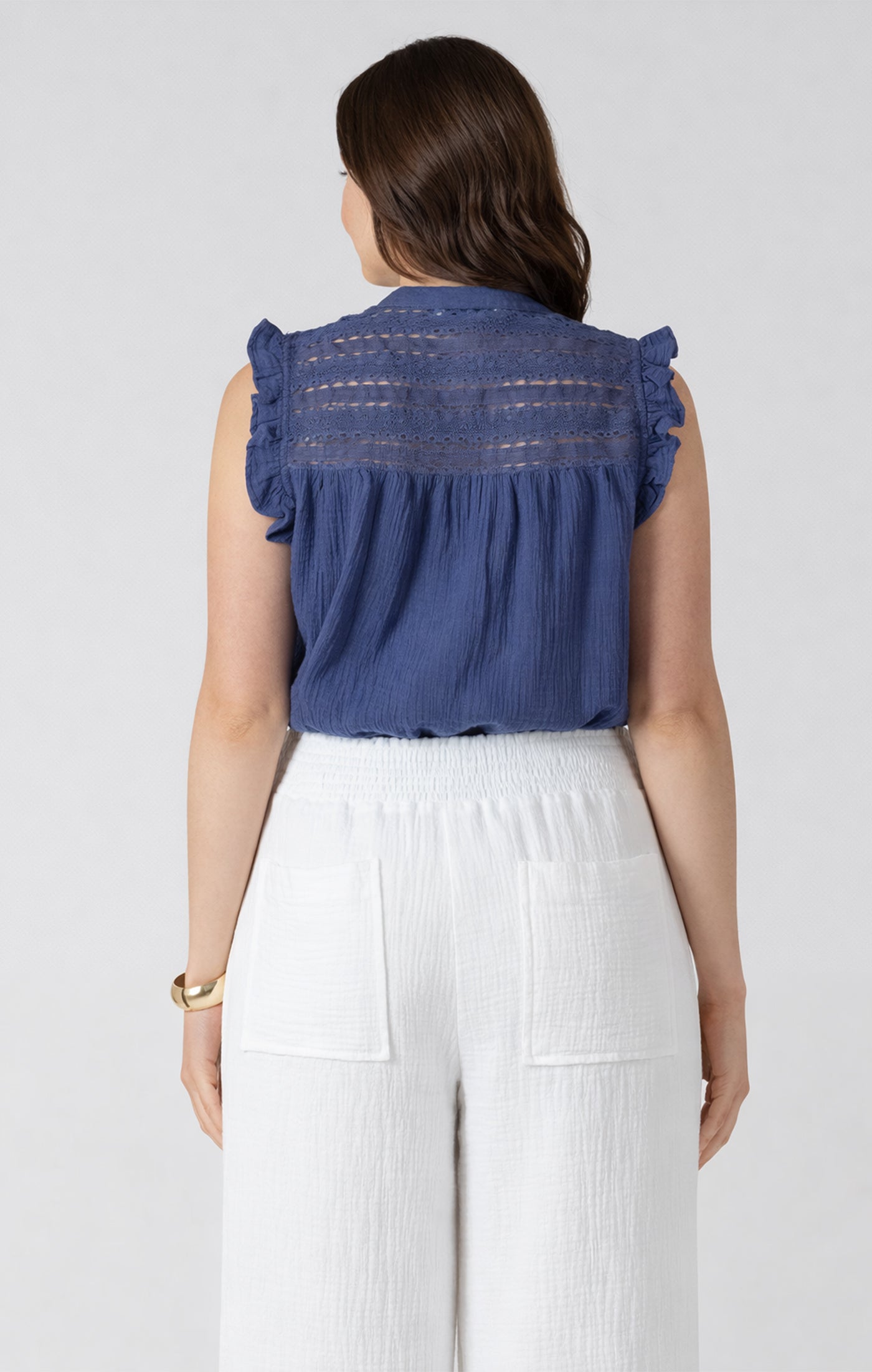 Dex Lace Insert Blouse