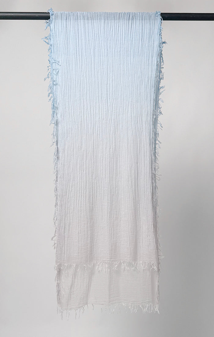 Eileen Fisher Watercolor Cotton Gauze Scarf