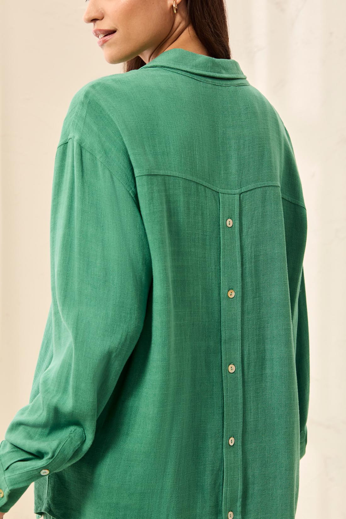 Tribal Long Sleeve Button Front Shirt