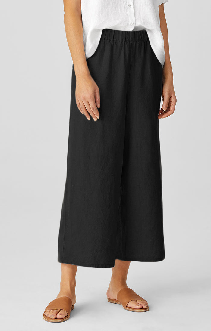 Eileen Fisher Wide Leg Cropped Pant