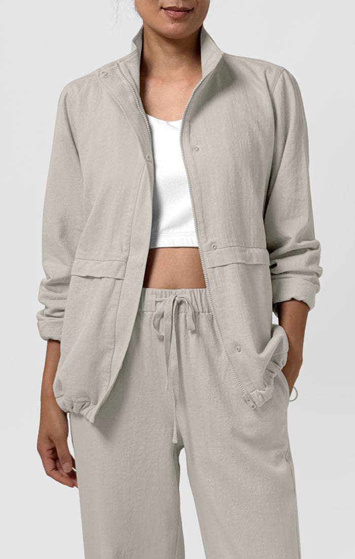(Pre-Order) Eileen Fisher Zip-Up Jacket