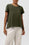 (Pre-Order) Eileen Fisher Crew Neck Tee With Cap Sleeve