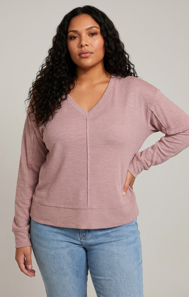 Dex V-Neck Knit Top