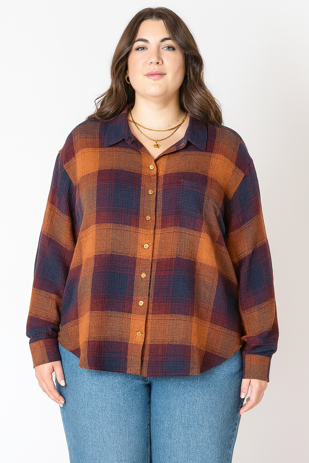 Dex Textured Plaid Shirt