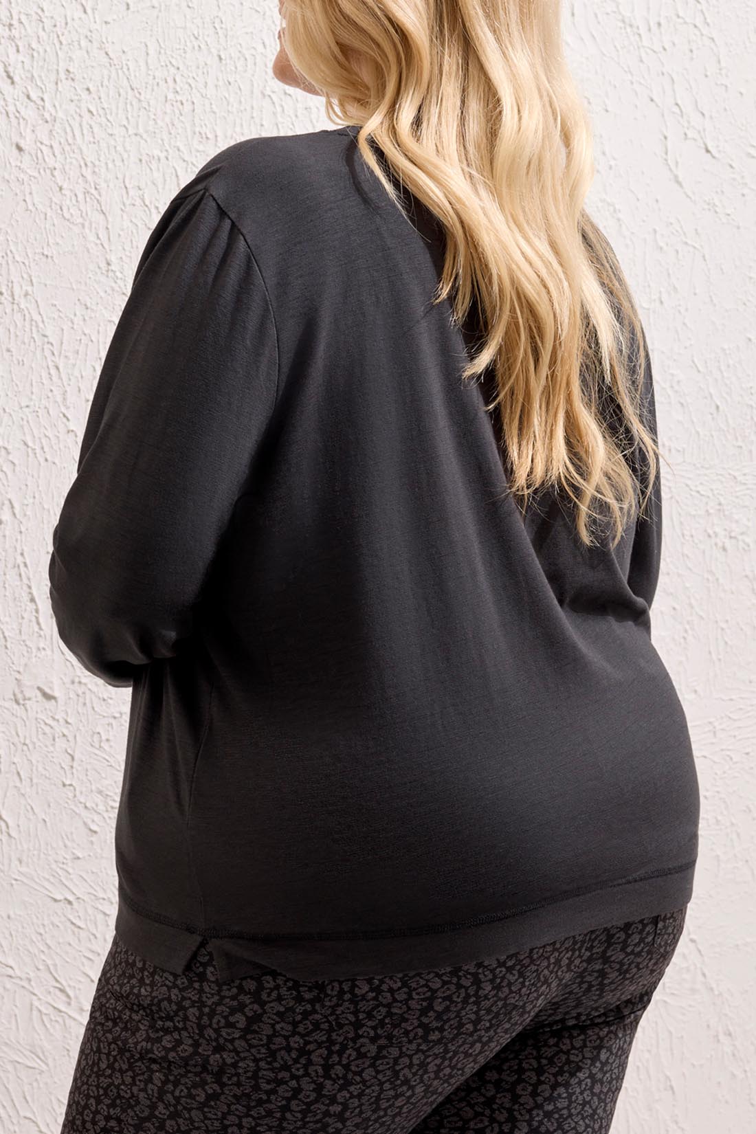 Tribal Long Sleeve V-Neck Top