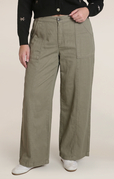Dex Twill Wide Leg Pant