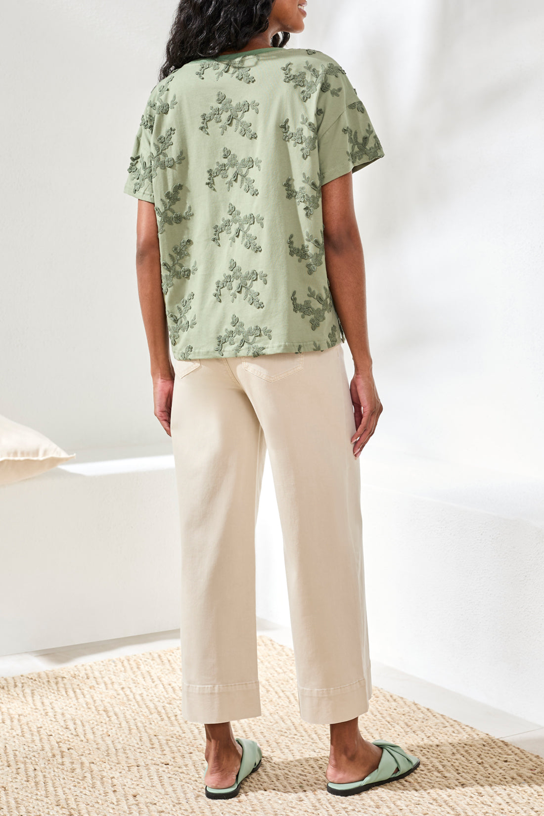 Tribal Short Sleeve Crew Top