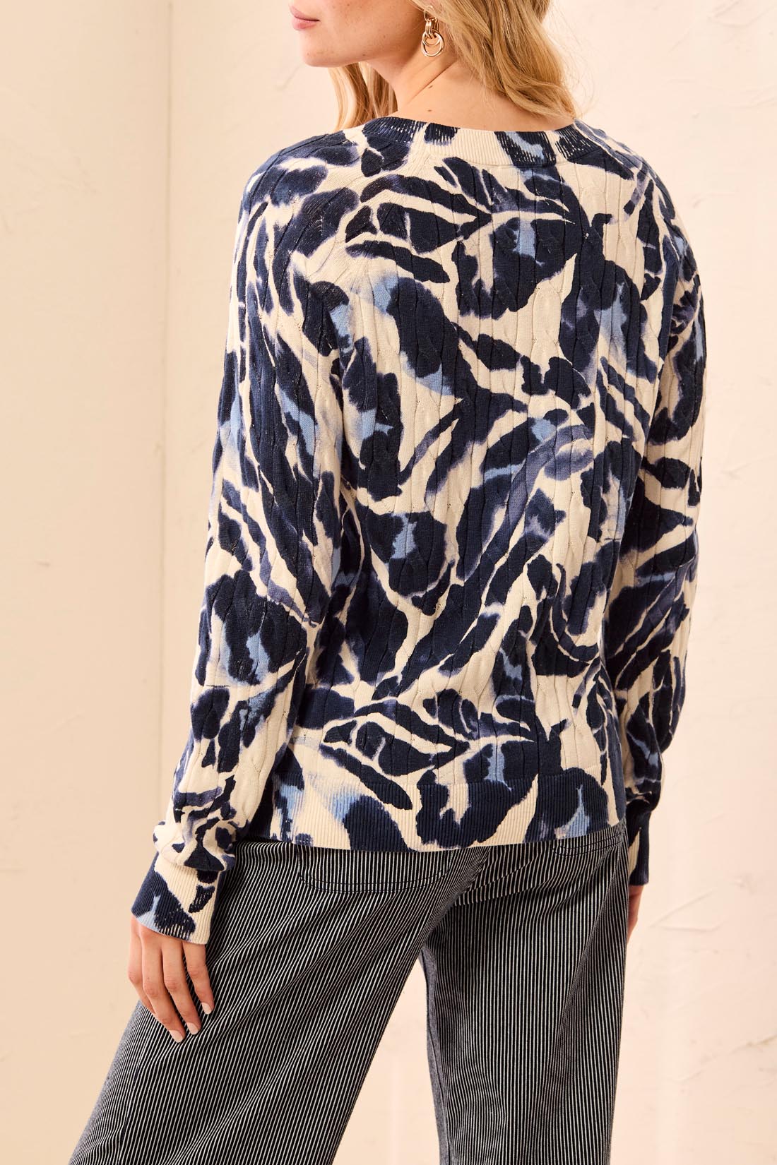 Tribal Long Sleeve Crew Sweater