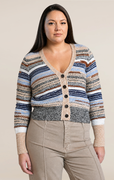 Dex Stripe Cardi