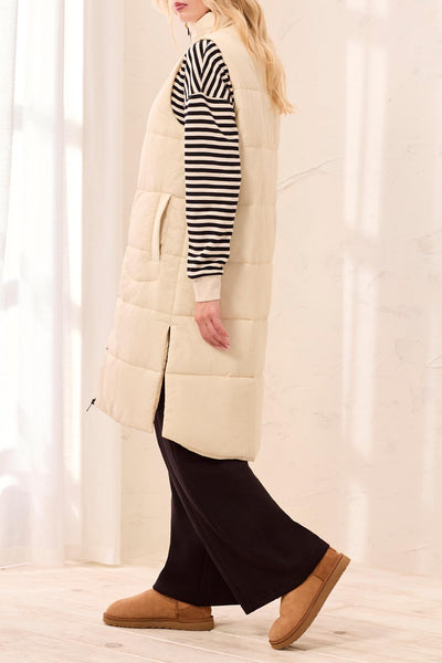 Tribal Quilted Long Vest