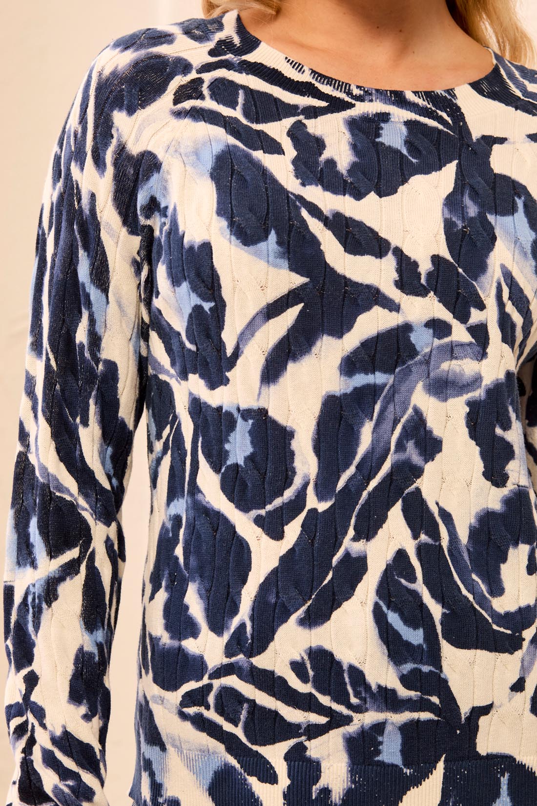 Tribal Long Sleeve Crew Sweater
