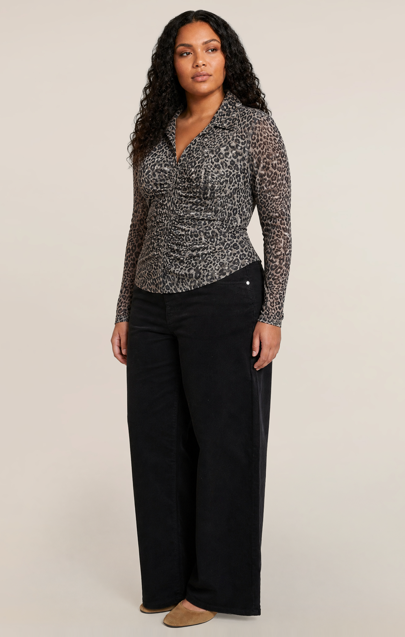 Dex Leopard Mesh Shirt