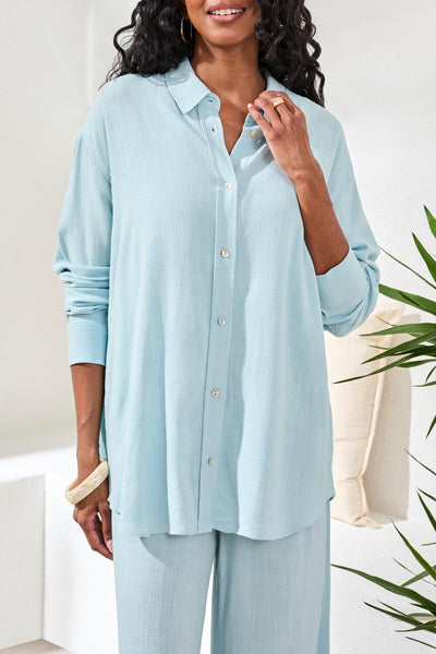 Tribal Long Sleeve Button front Shirt