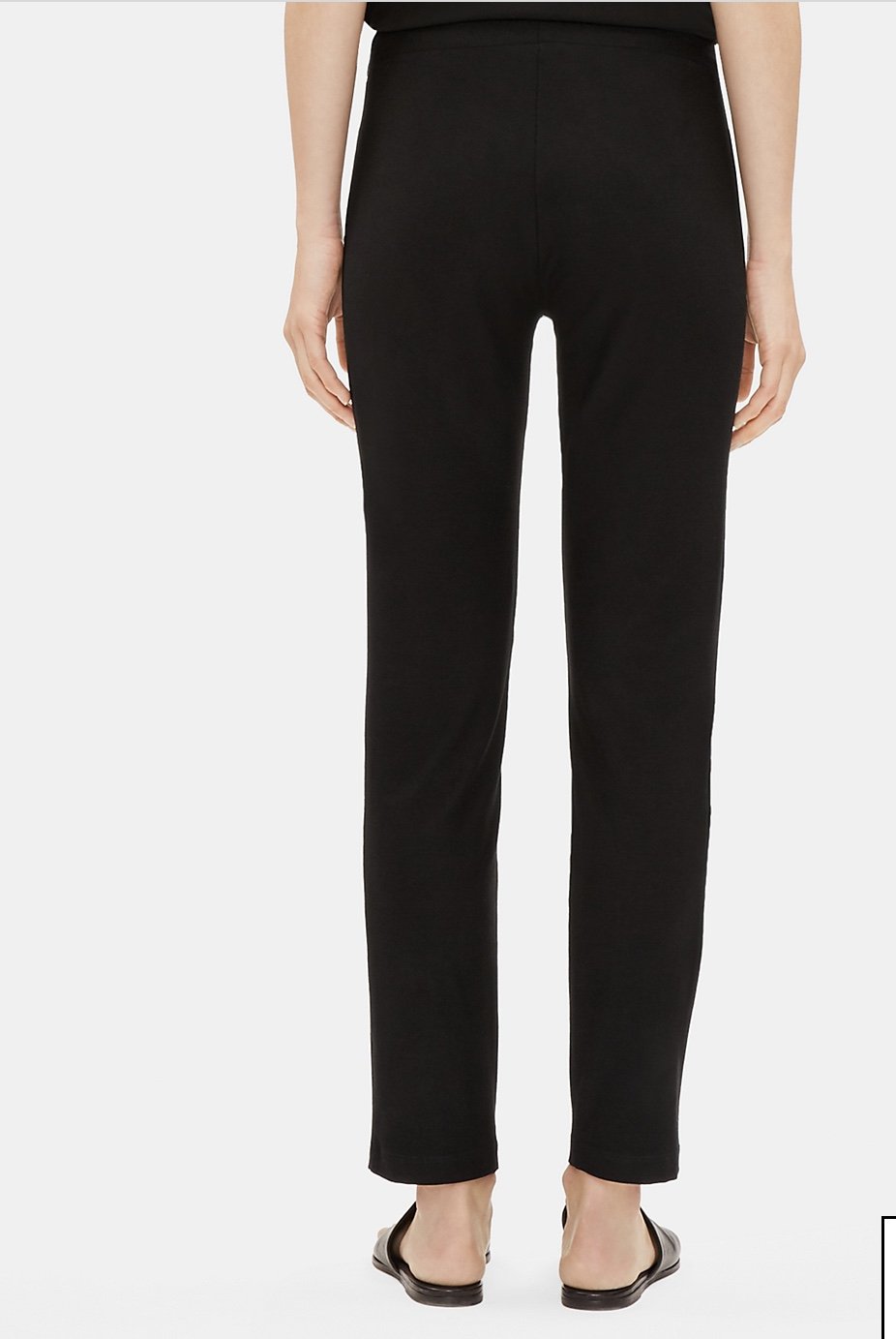 Eileen Fisher System Crepe Slim Ankle Pant